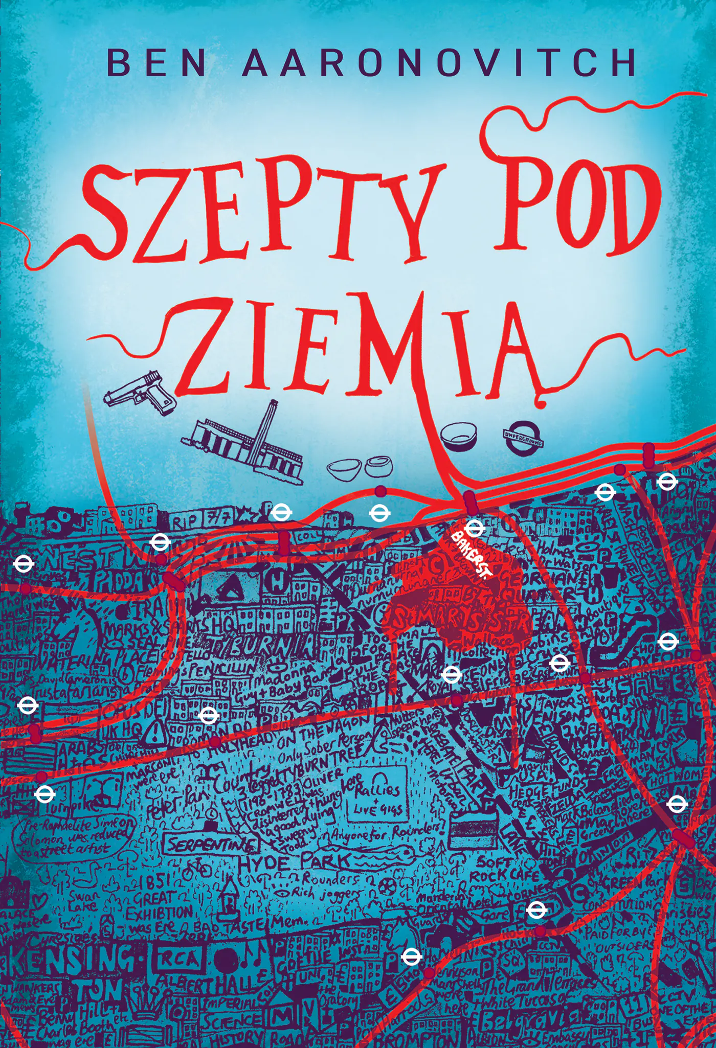 Książka - Szepty pod ziemią. Cykl Peter Grant. Tom 3
