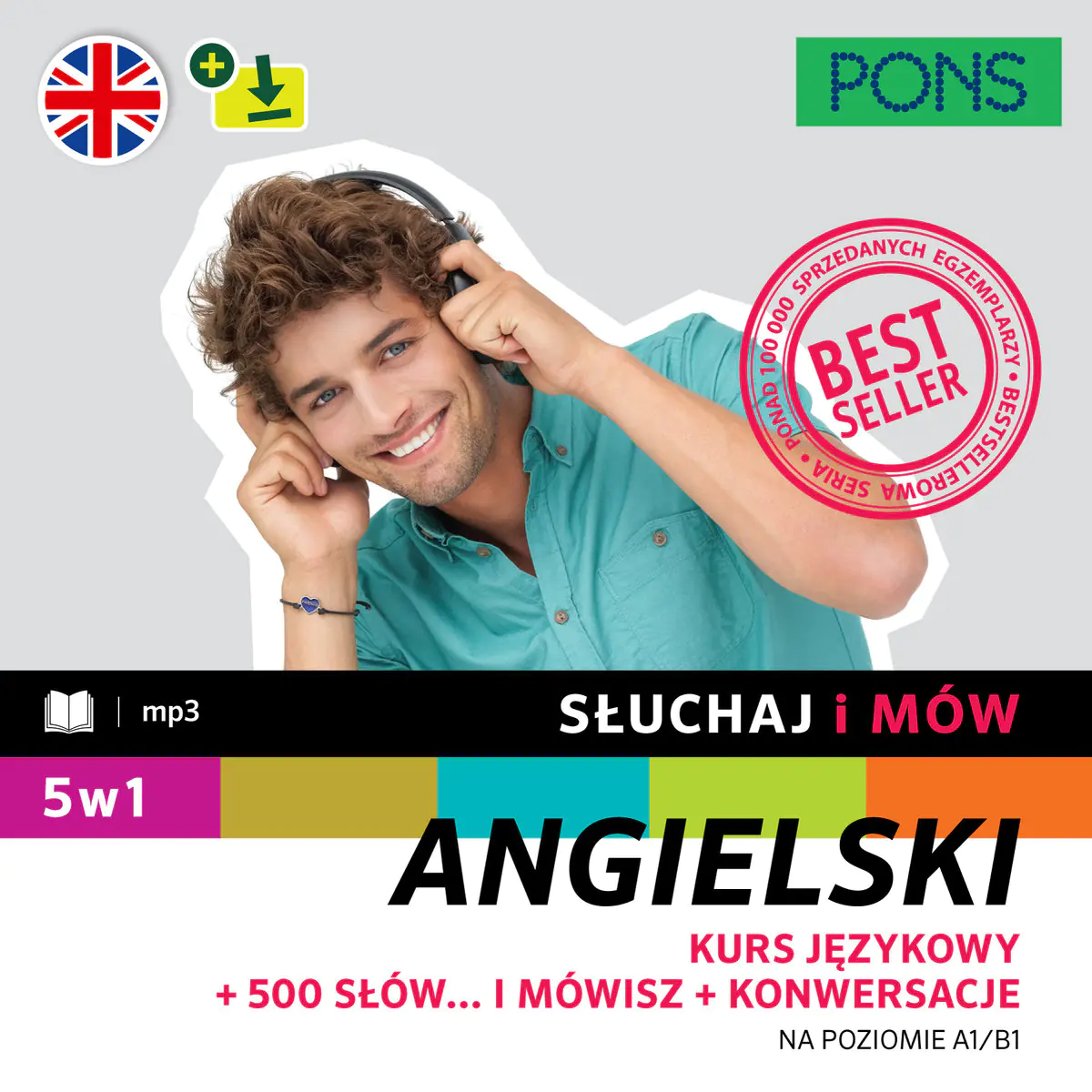 Książka - Słuchaj i mów. Angielski. Kurs językowy. Na poziomie A1/B1