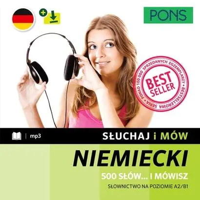 Książka - Słuchaj i mów. Niemiecki. Konwersacje. Kurs na poziomie A2