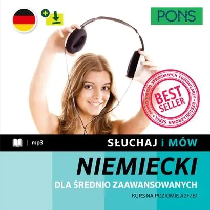 Książka - Słuchaj i mów. Niecmiecki. Kurs na poziomie A2+/B1