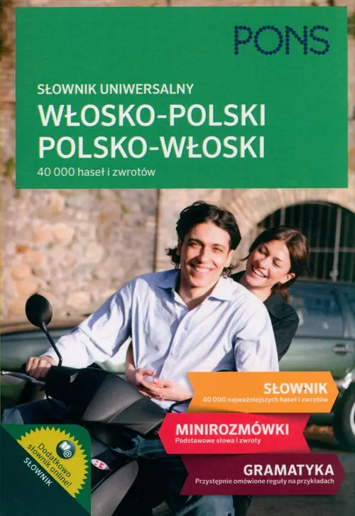 Książka - Słownik uniwersalny włosko-polski/polsko-włoski. 40 000 haseł i zwrotów
