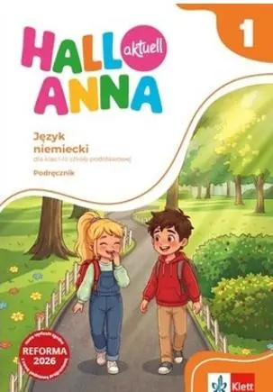 Książka - Hallo Anna aktuell 1. Język niemiecki. Szkoła podstawowa klasa 1. Podręcznik