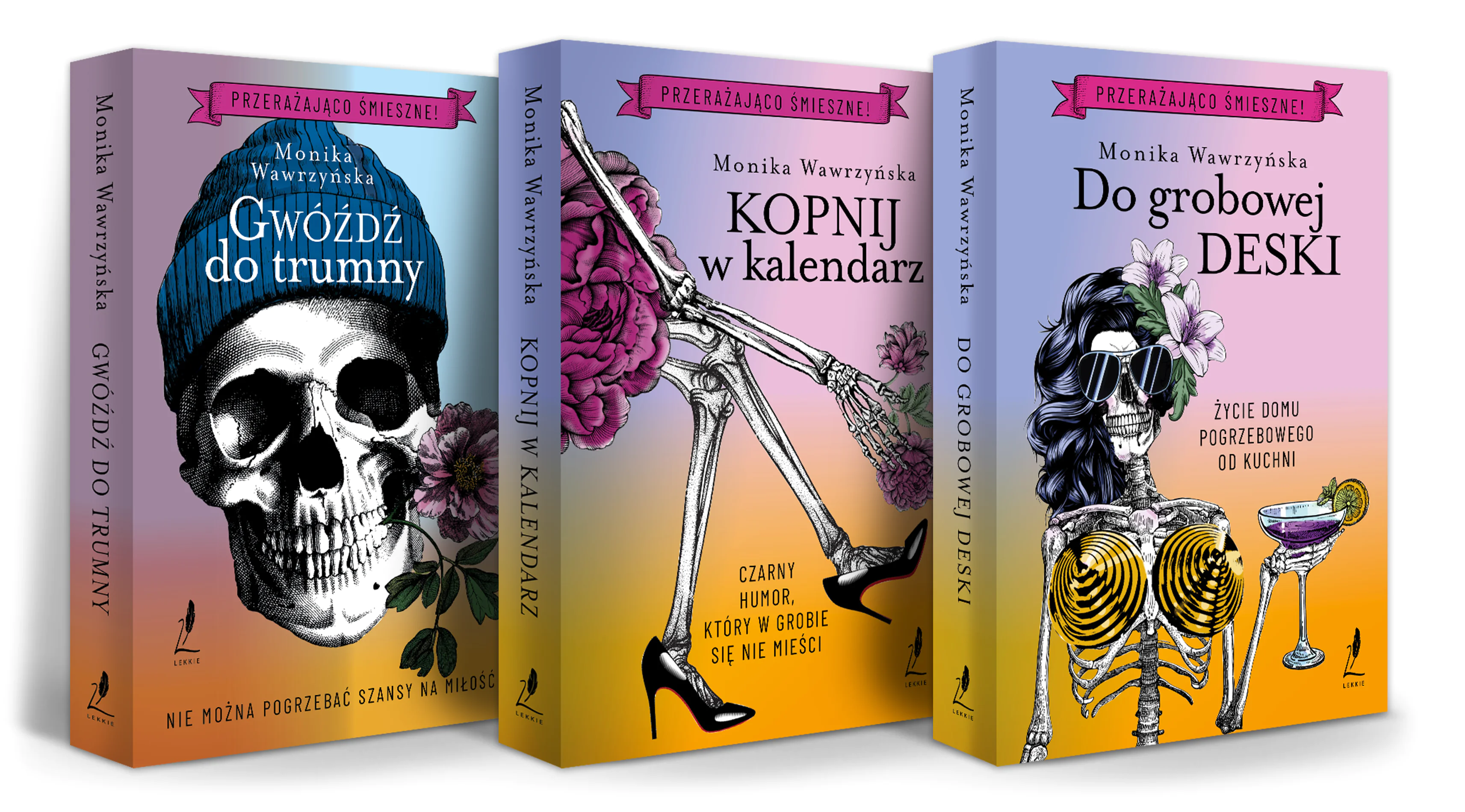 Książka - Pakiet: Gwóźdź do trumny / Kopnij w kalendarz / Do grobowej deski