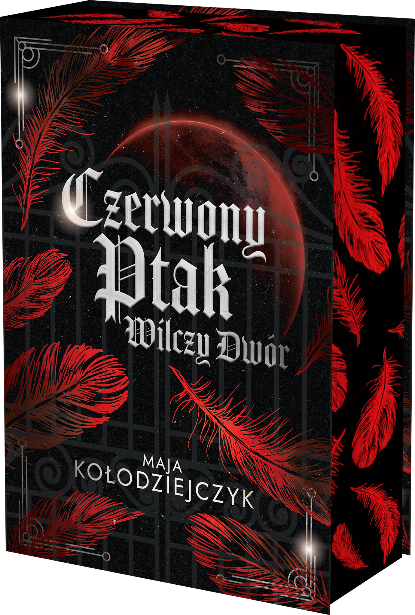 Książka - Czerwony Ptak. Wilczy Dwór (barwione brzegi)