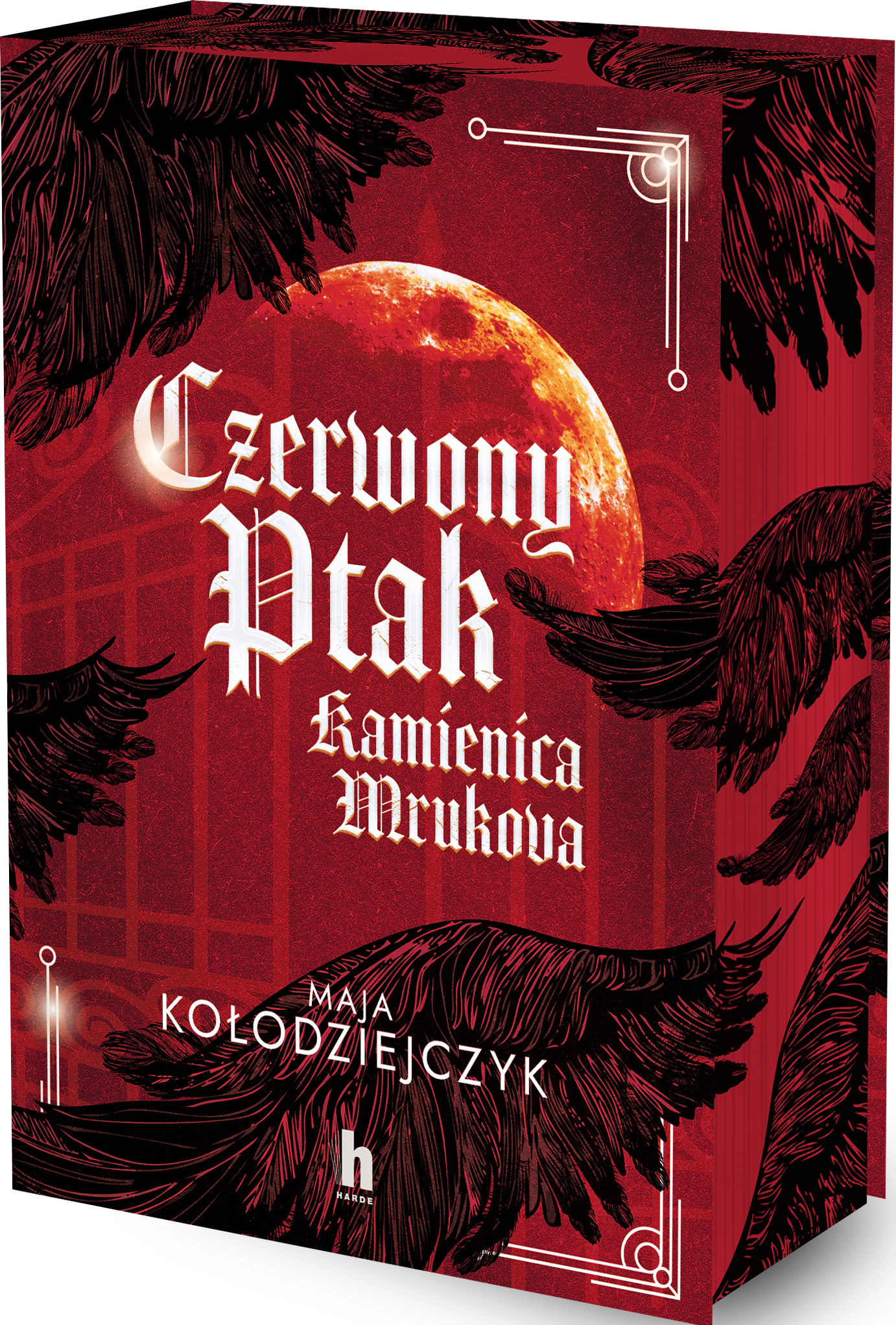 Książka - Czerwony Ptak. Kamienica Mrukova (barwione brzegi)