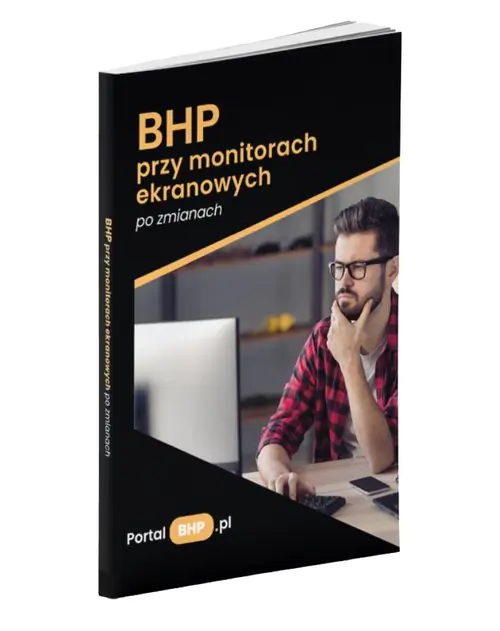 Książka - BHP przy monitorach ekranowych. Po zmianach