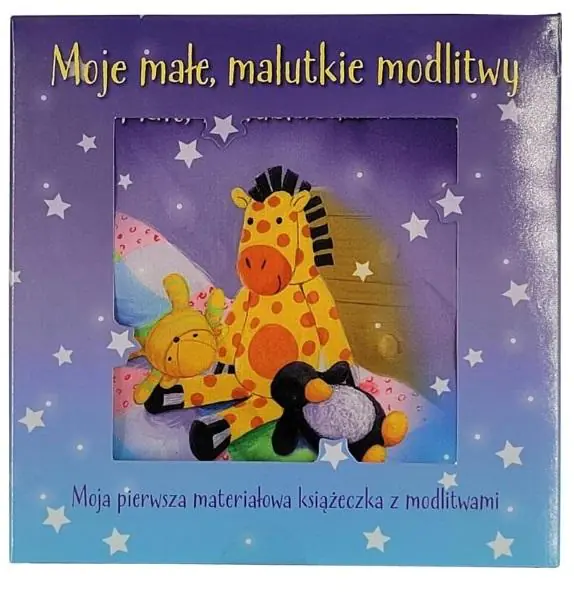 Książka - Moje małe, malutkie modlitwy - k. materiałowa