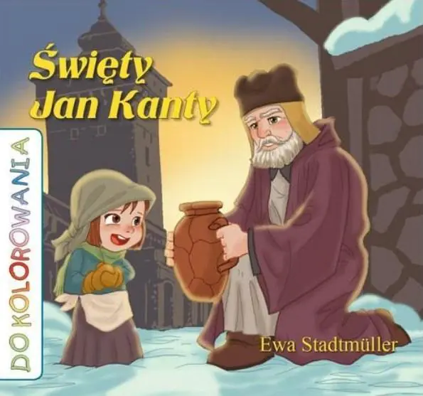 Książka - Święty Jan Kanty - kolorowanka
