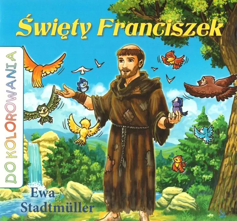 Książka - Święty Franciszek kolorowanka