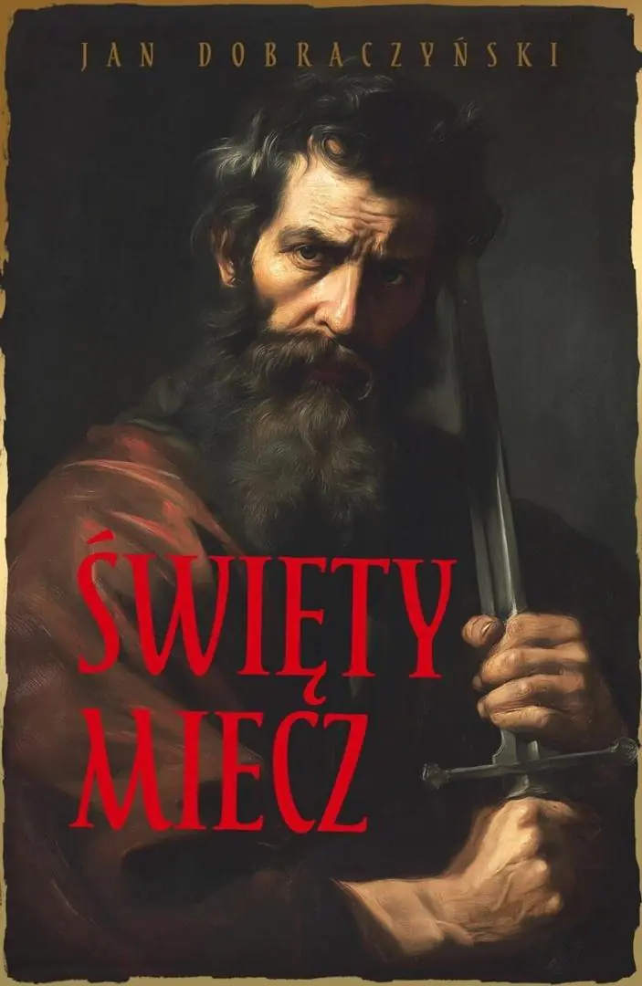 Książka - Święty miecz (barwione brzegi)
