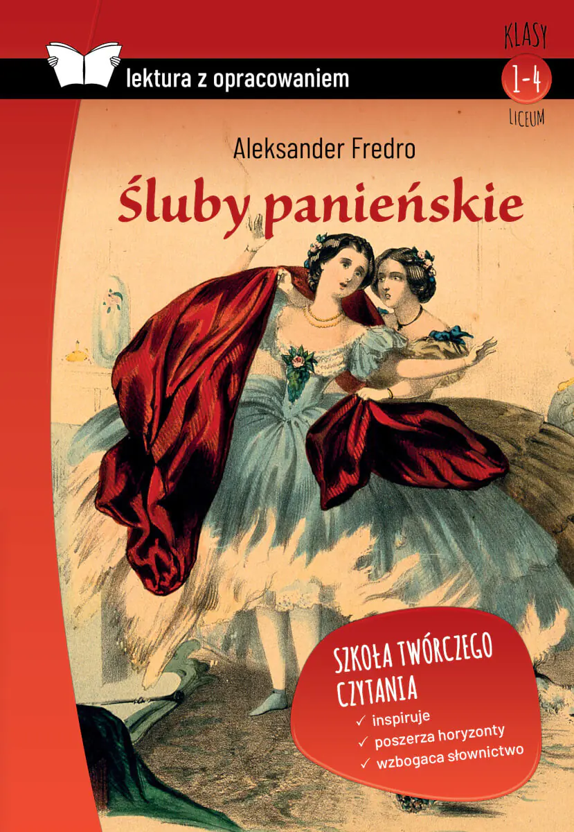 Książka - Śluby panieńskie. Z opracowaniem