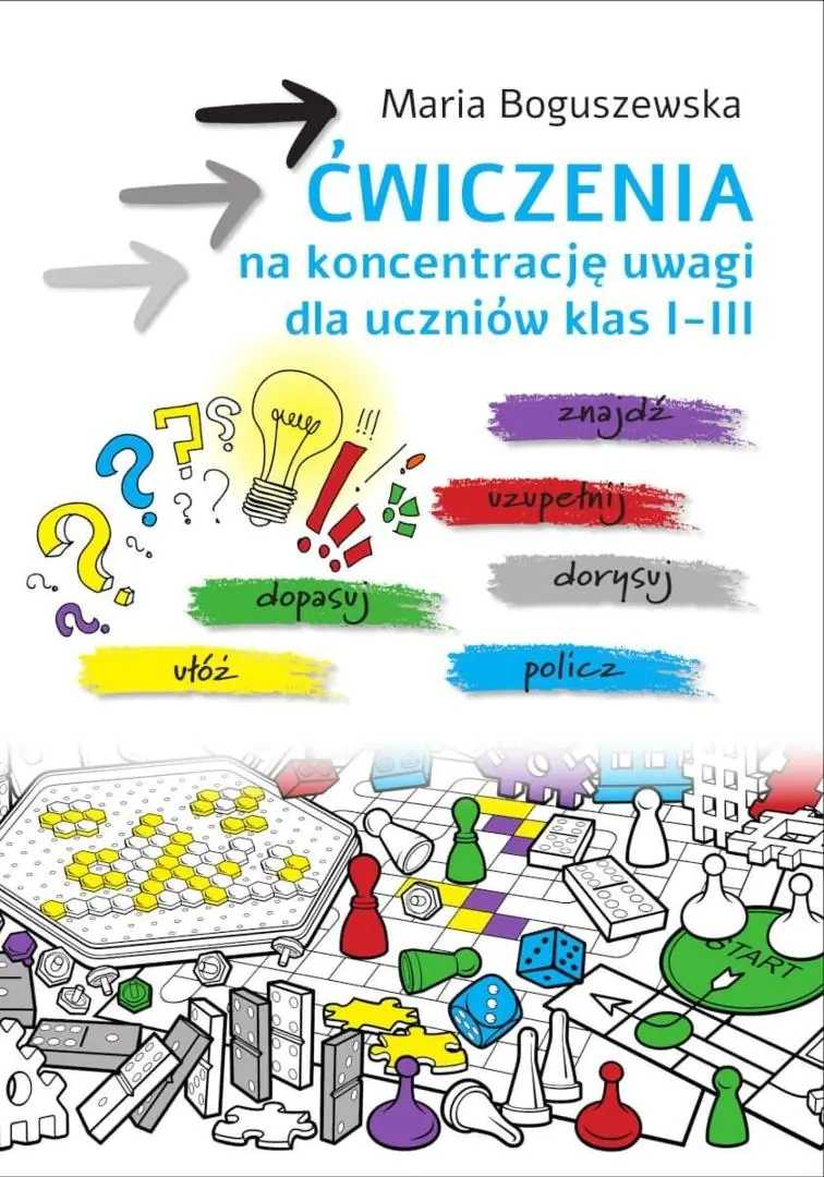 Książka - Ćwiczenia na koncentrację uwagi dla uczniów klas 1-3