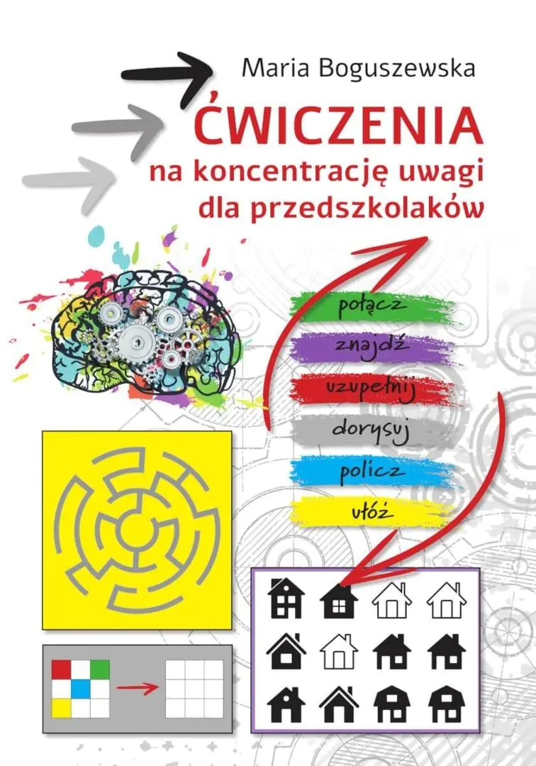 Książka - Ćwiczenia na koncentrację uwagi dla przedszkolaków