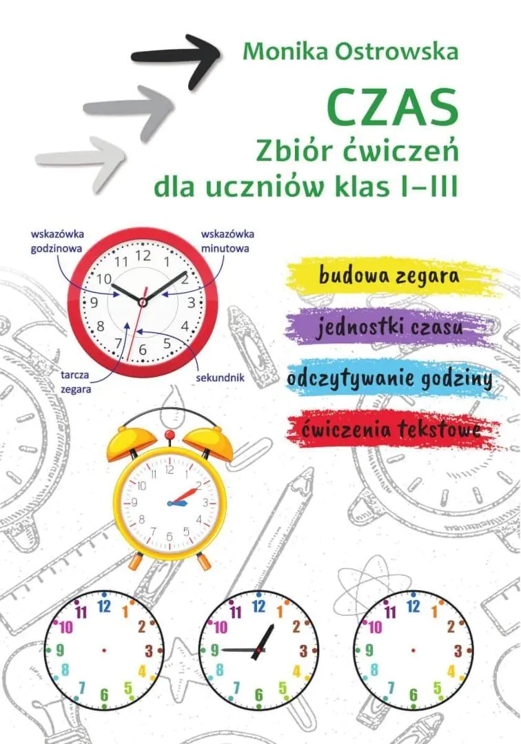 Książka - Czas. Zbiór ćwiczeń dla uczniów klas I-III