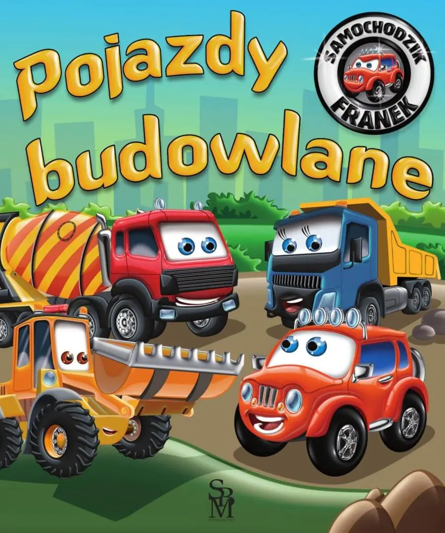 Książka - Samochodzik Franek. Pojazdy budowlane