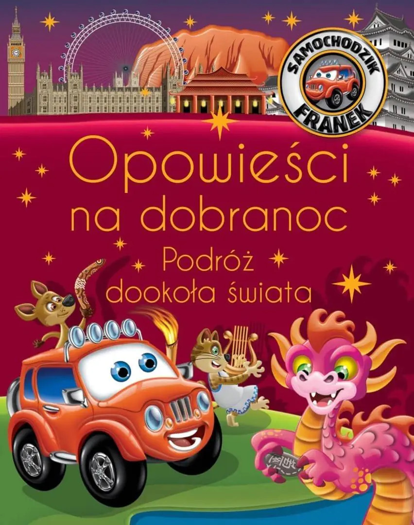 Książka - Samochodzik Franek. Opowieści na dobranoc. Podróż dookoła świata