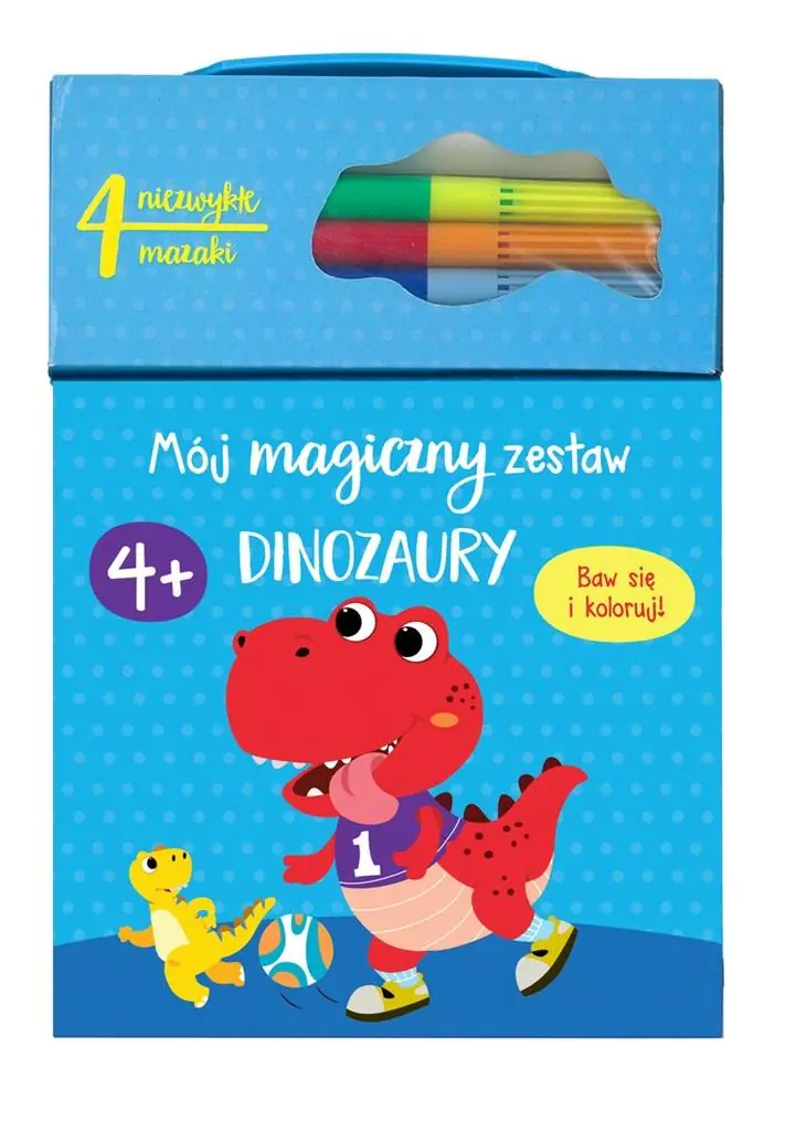 Książka - Mój magiczny zestaw. Dinozaury