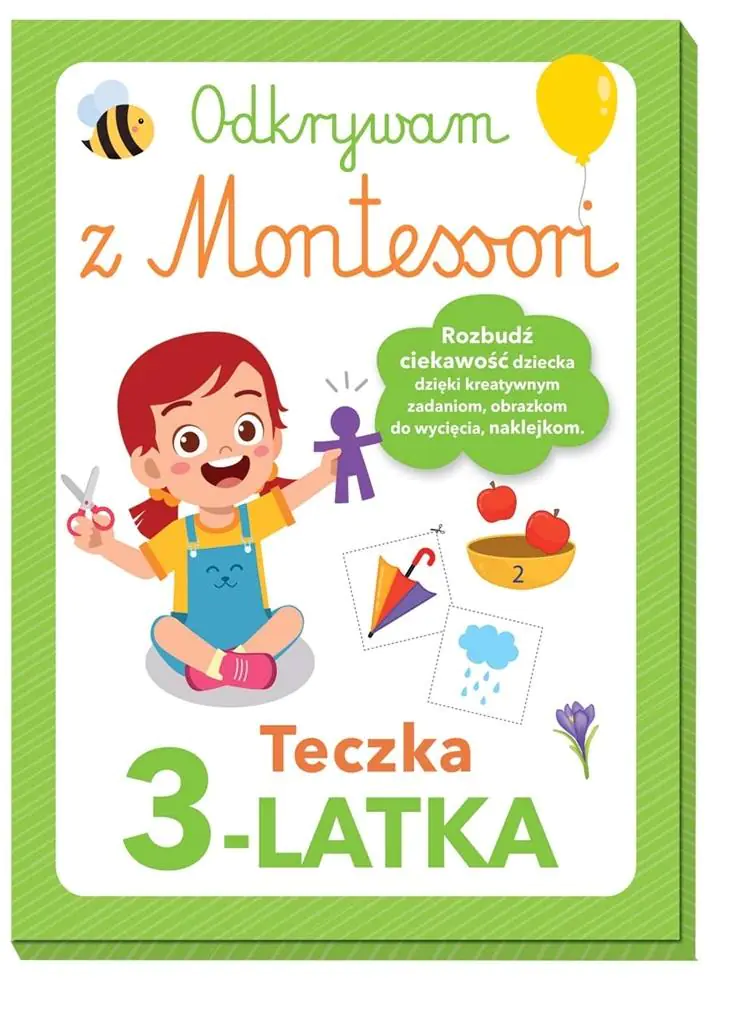 Książka - Odkrywam z Montessori. Teczka 3-latka