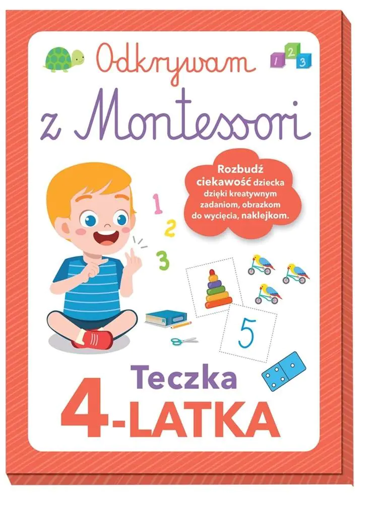 Książka - Odkrywam z Montessori. Teczka 4-latka