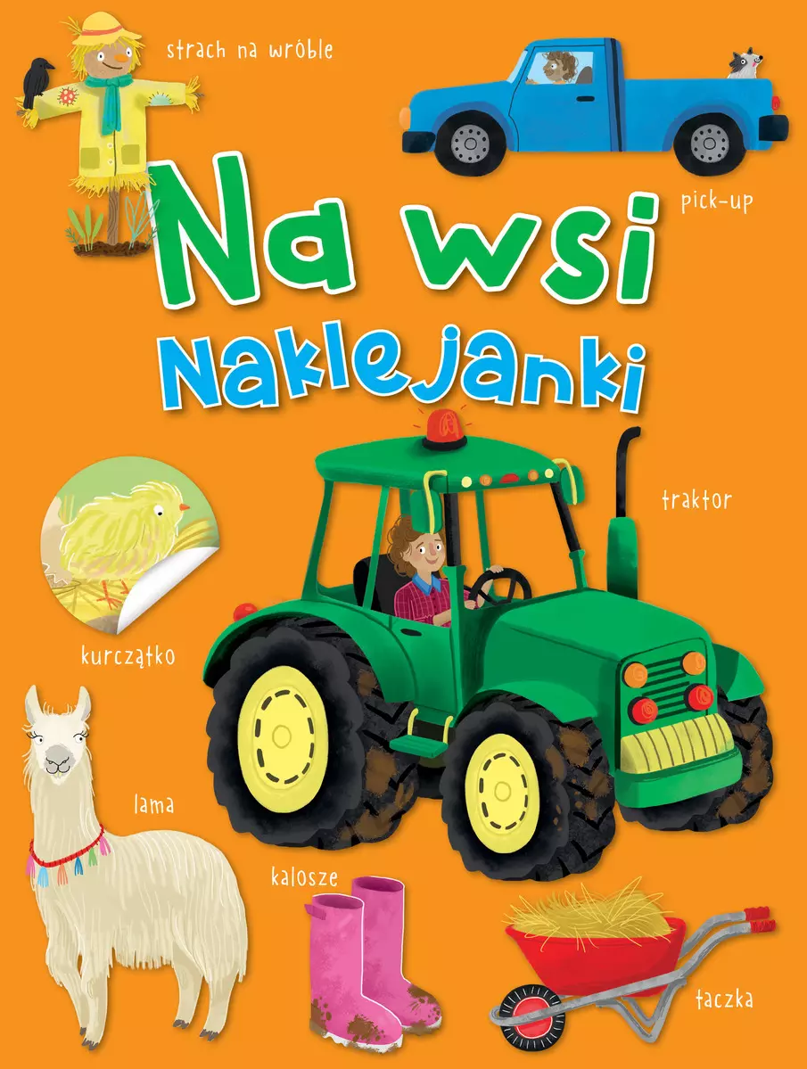 Książka - Na wsi. Naklejanki
