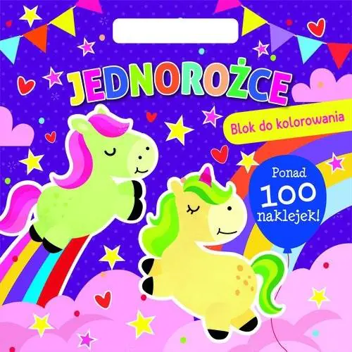 Książka - Jednorożce. Blok do kolorowania