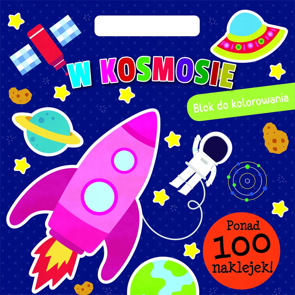Książka - W kosmosie. Blok do kolorowania