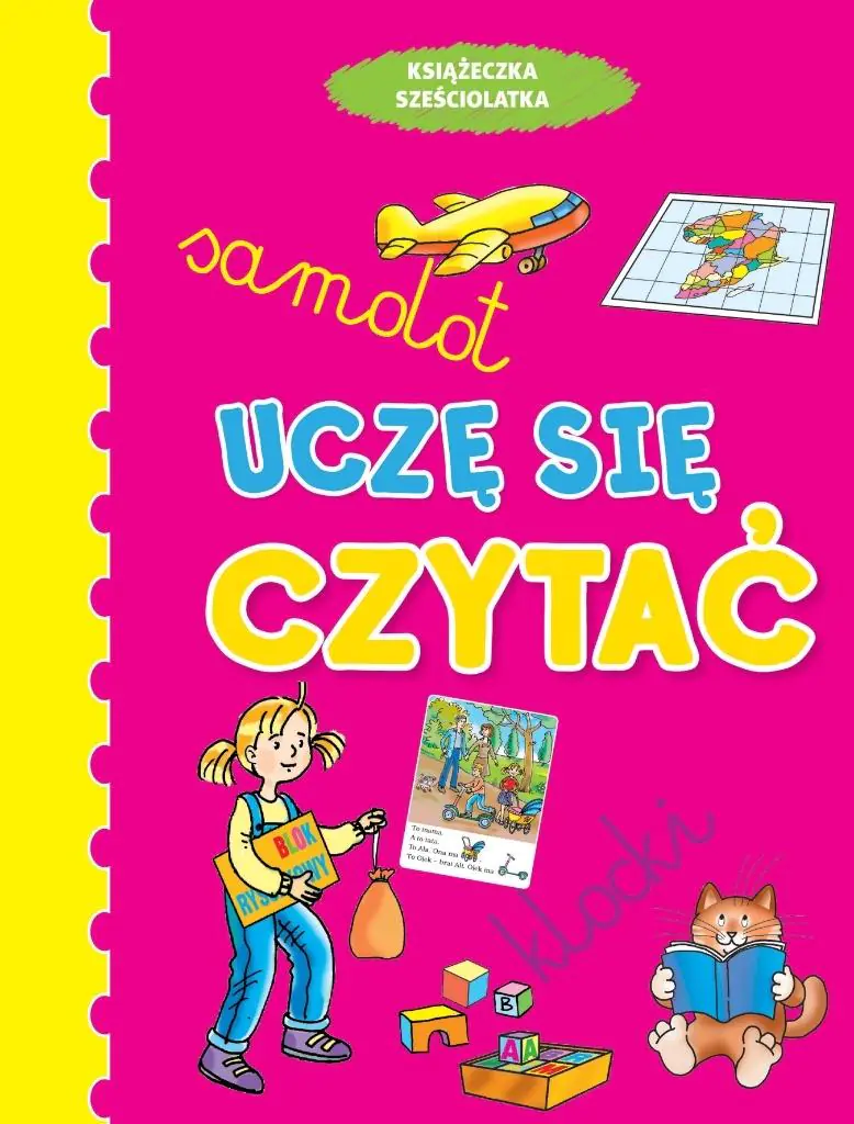 Książka - Książeczka sześciolatka. Uczę się czytać