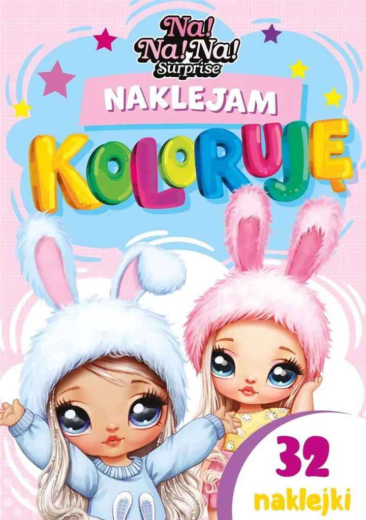 Książka - Naklejam i koloruję. Na! Na! Na! Surprise