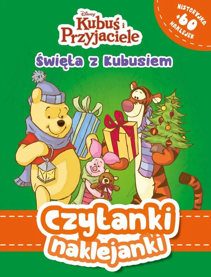 Książka - Święta z Kubusiem. Disney. Czytanki naklejanki