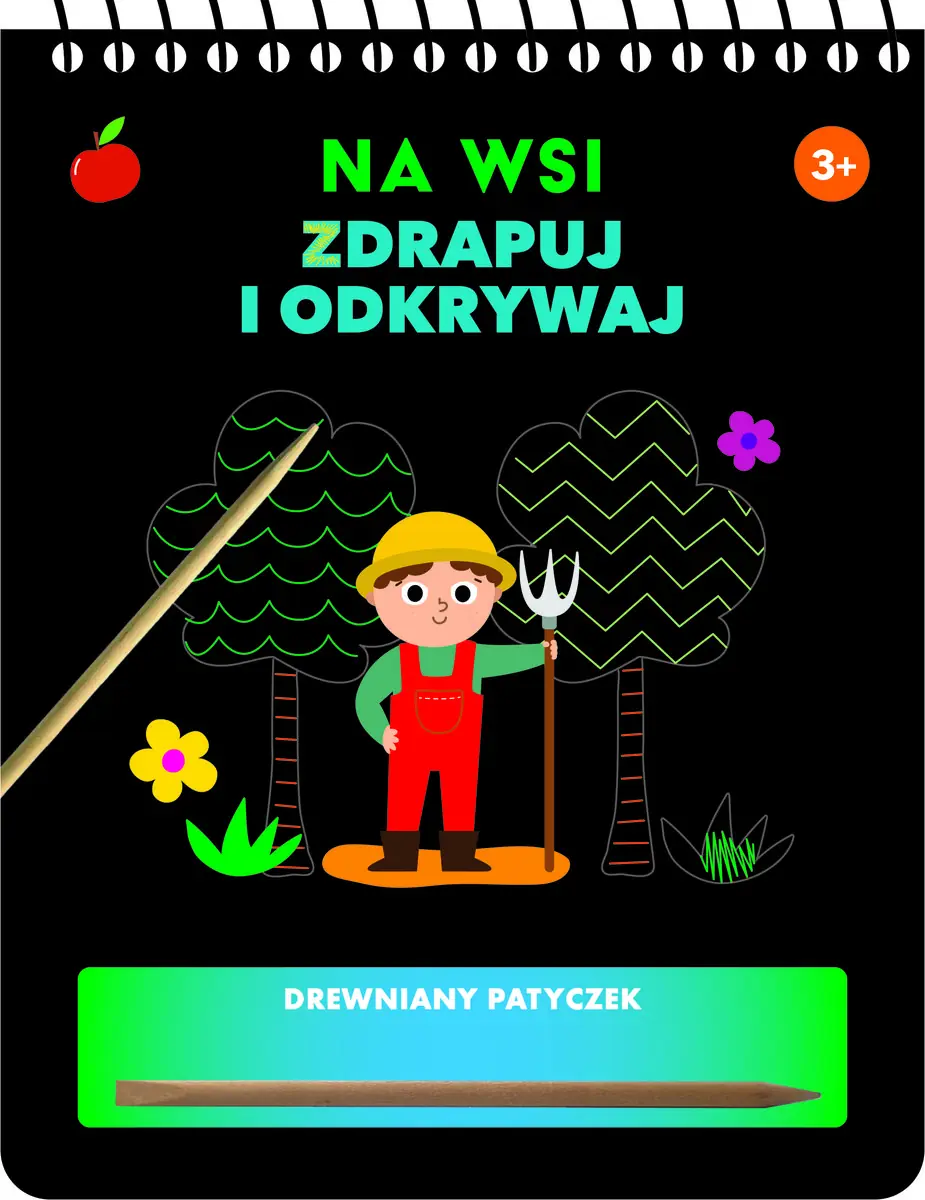 Książka - Na wsi. Zdrapuj i odkrywaj