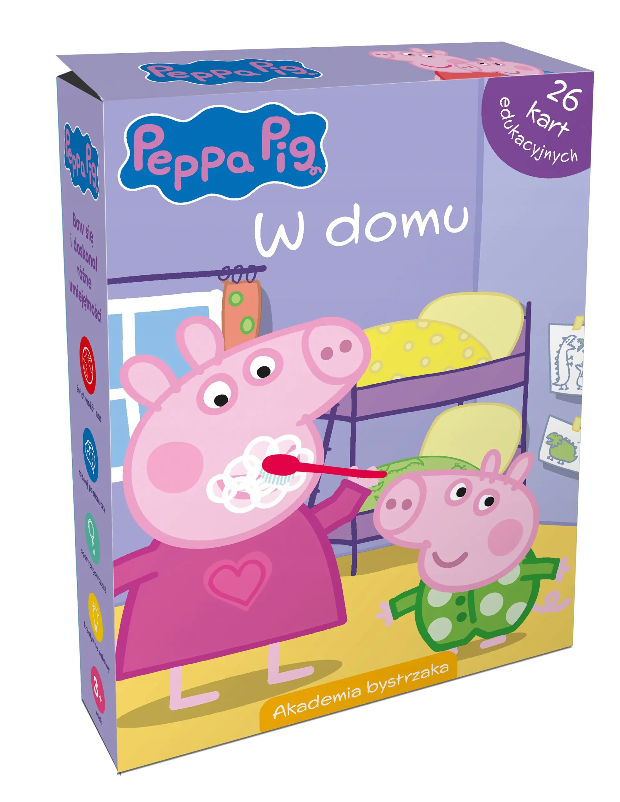 Książka - Świnka Peppa. W domu. Akademia bystrzaka