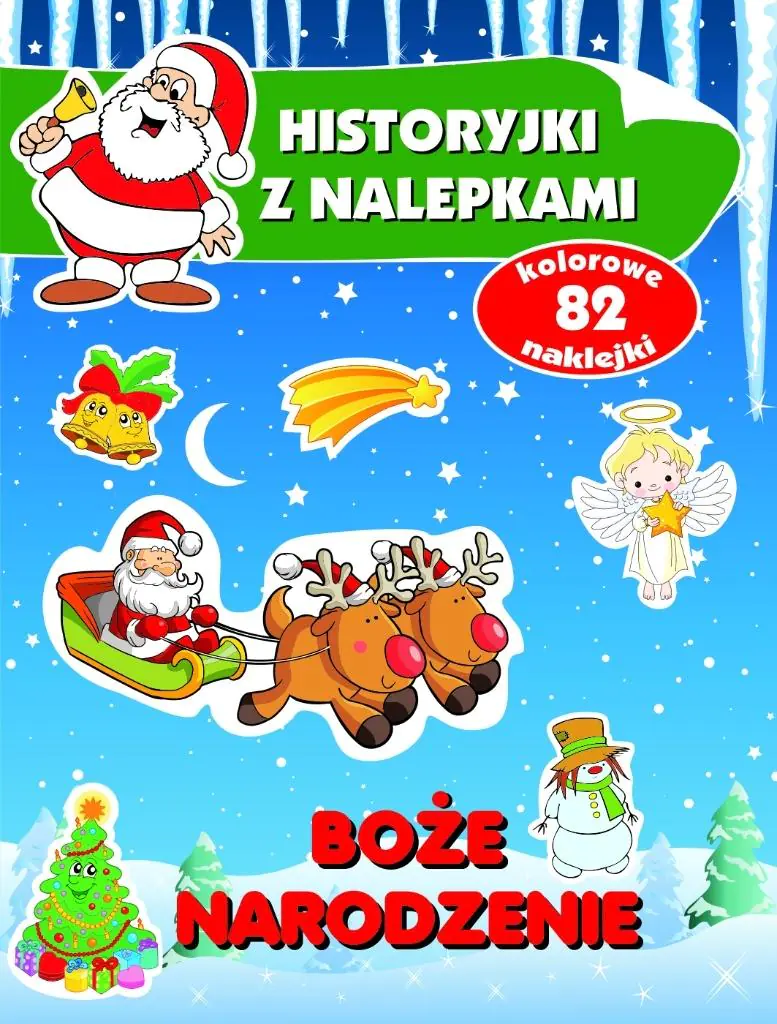 Książka - Boże Narodzenie. Historyjki z nalepkami