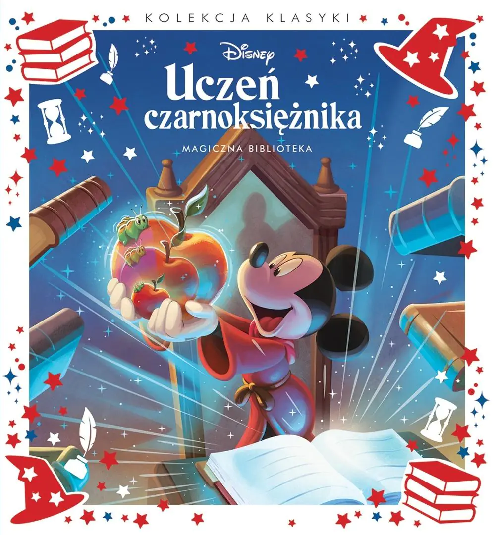 Książka - Kolekcja klasyki. Uczeń czarnoksiężnika. Magiczna biblioteka. Disney