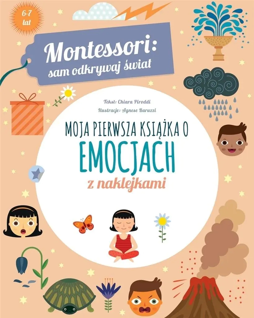 Książka - Montessori: sam odkrywaj świat. Moja pierwsza książka o emocjach
