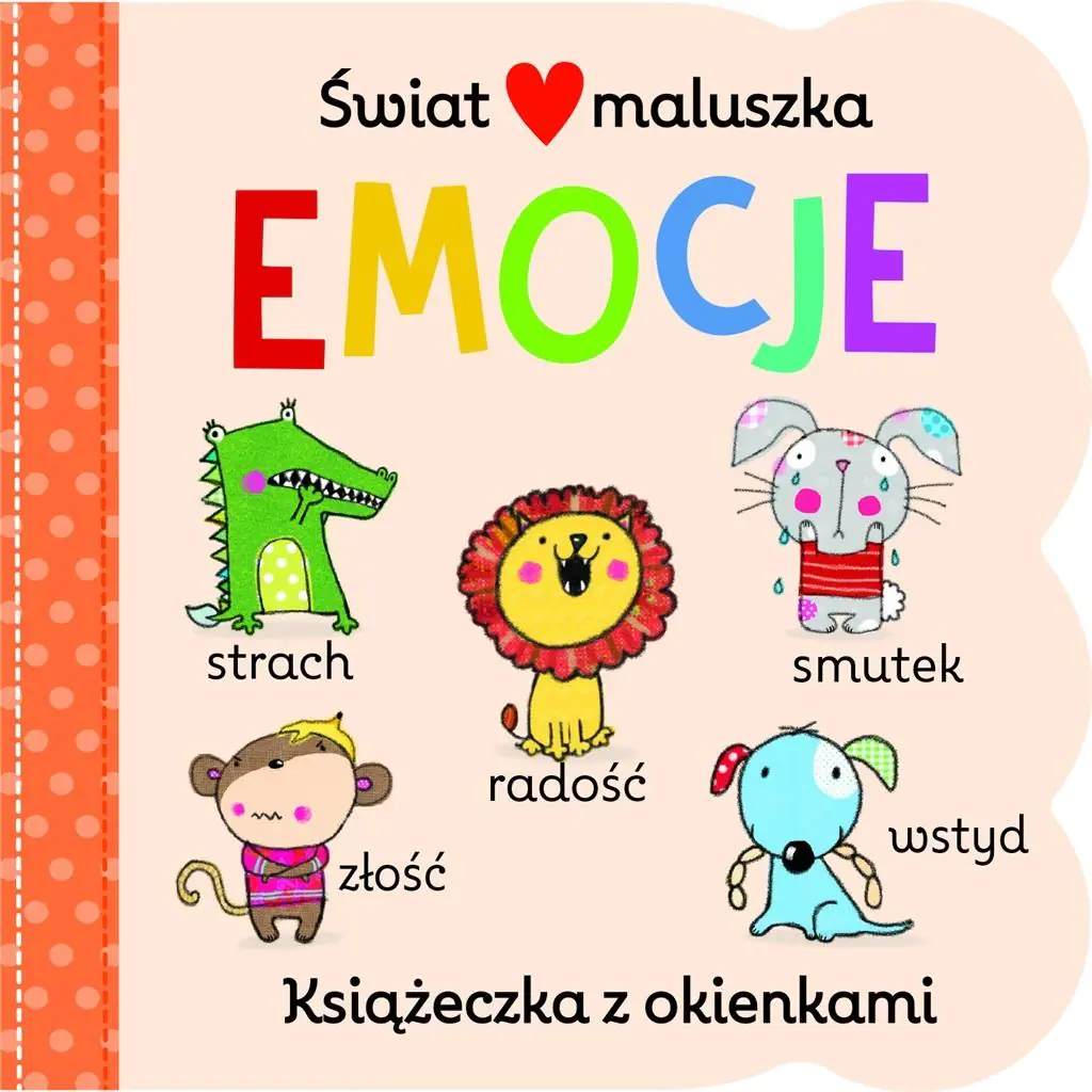 Książka - Świat maluszka. Emocje. Książeczka z okienkami