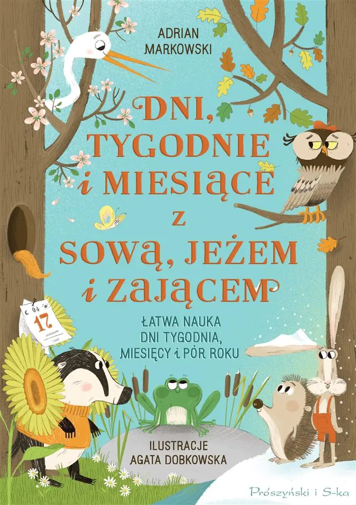 Książka - Dni, tygodnie i miesiące z sową, jeżem i zającem