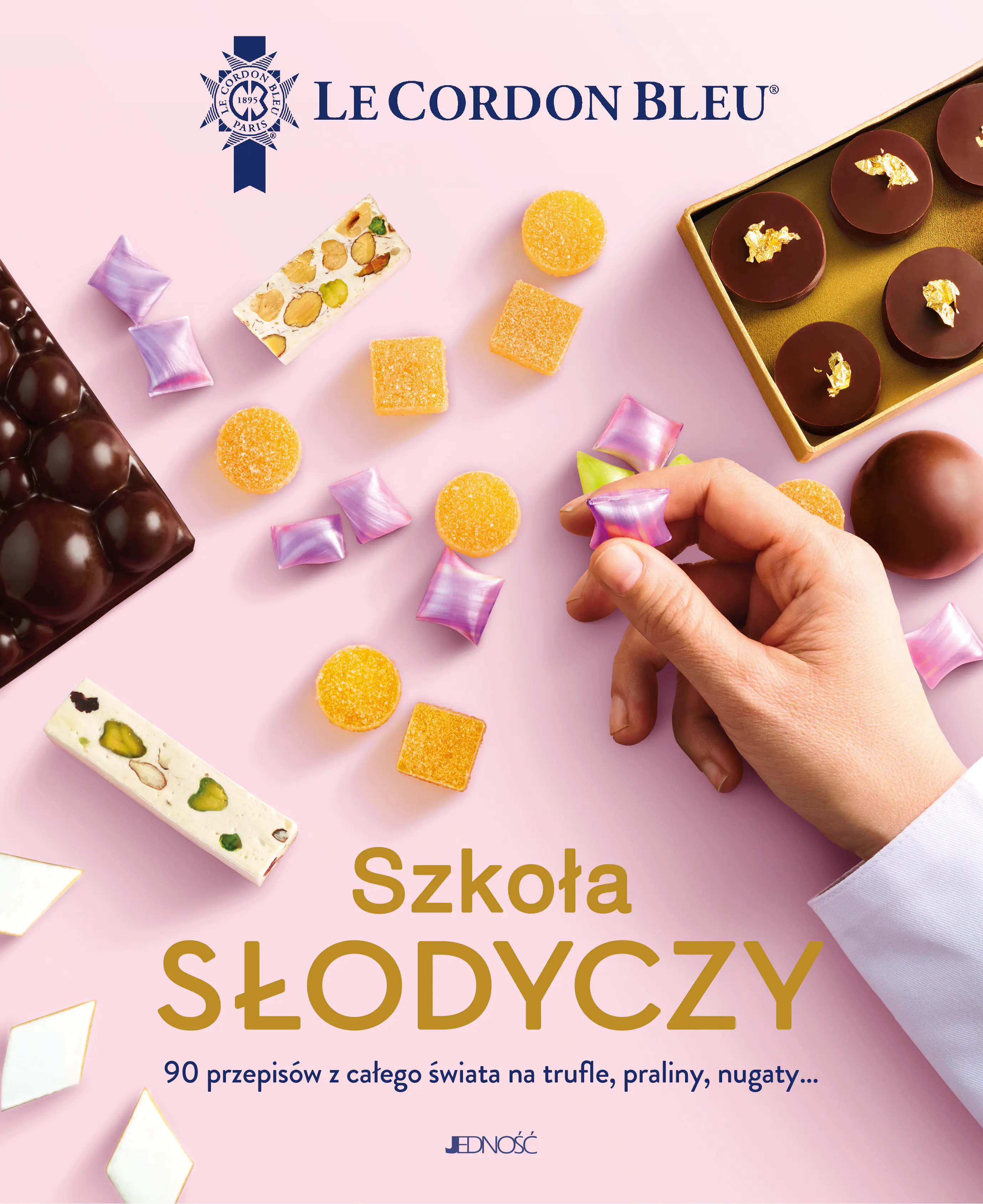 Książka - Szkoła słodyczy. 90 przepisów z całego świata na trufle, praliny, nugaty... Le Cordon Bleu