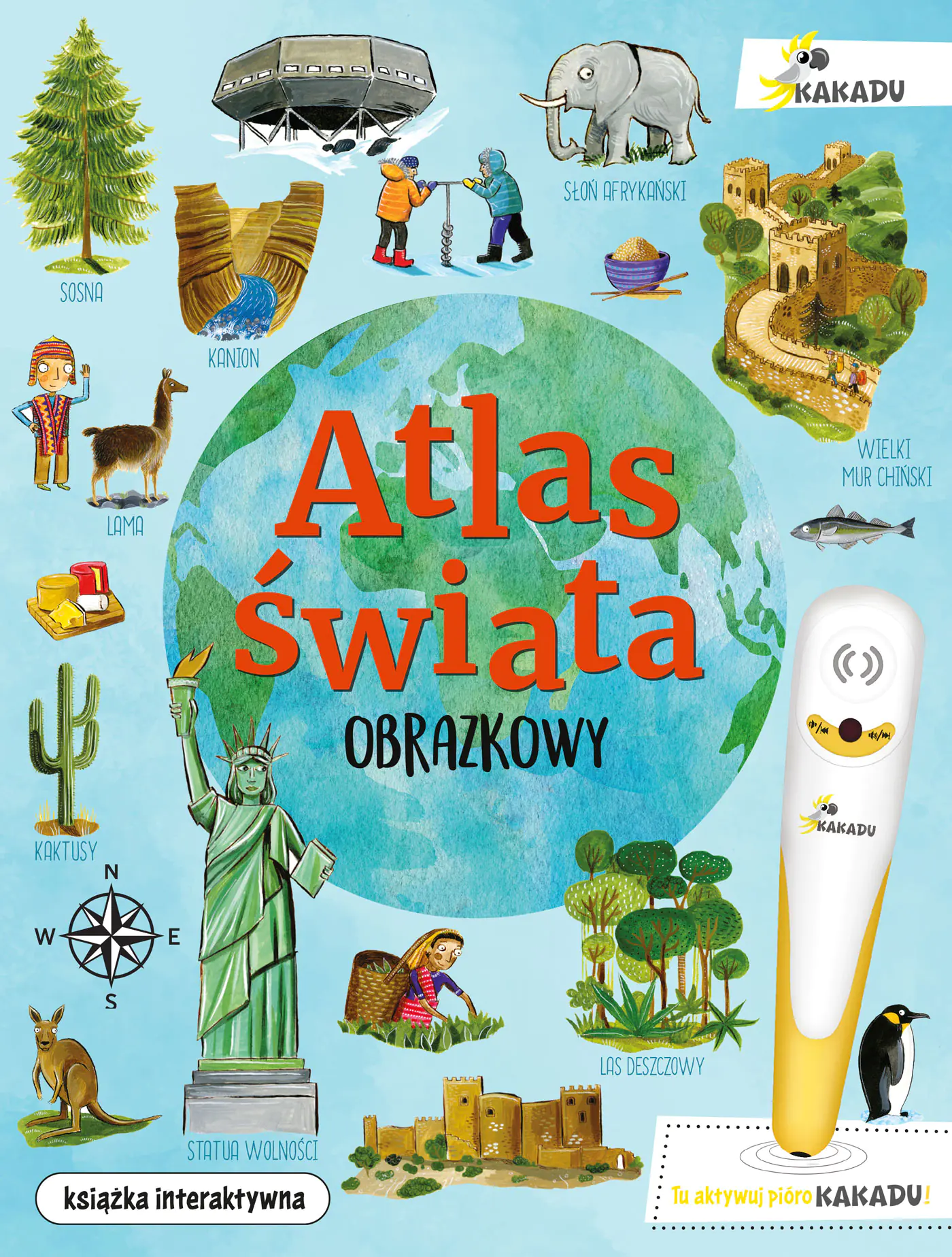 Książka - Obrazkowy atlas świata