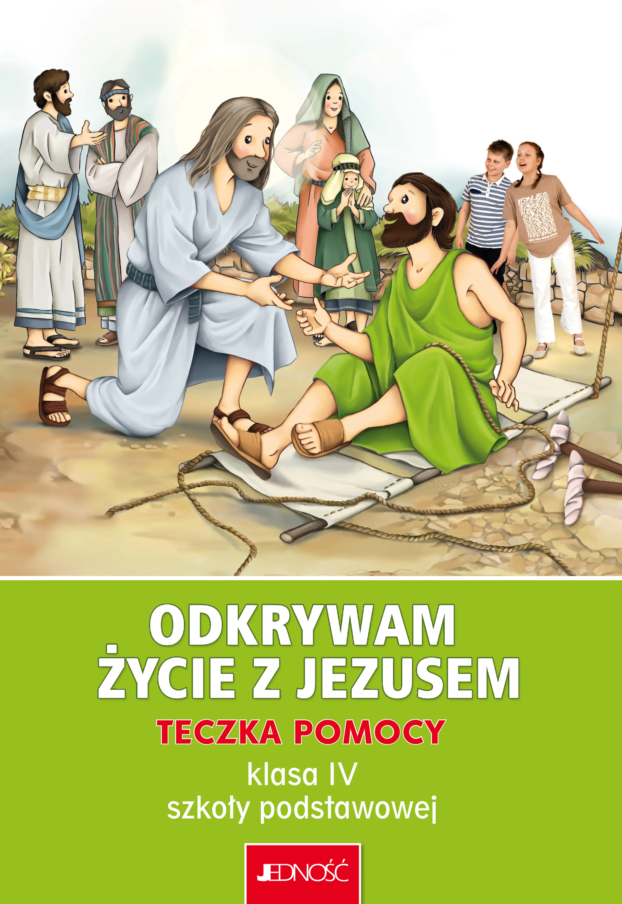 Książka - Odkrywam życie z Jezusem. Teczka pomocy. Klasa 4 szkoły podstawowej