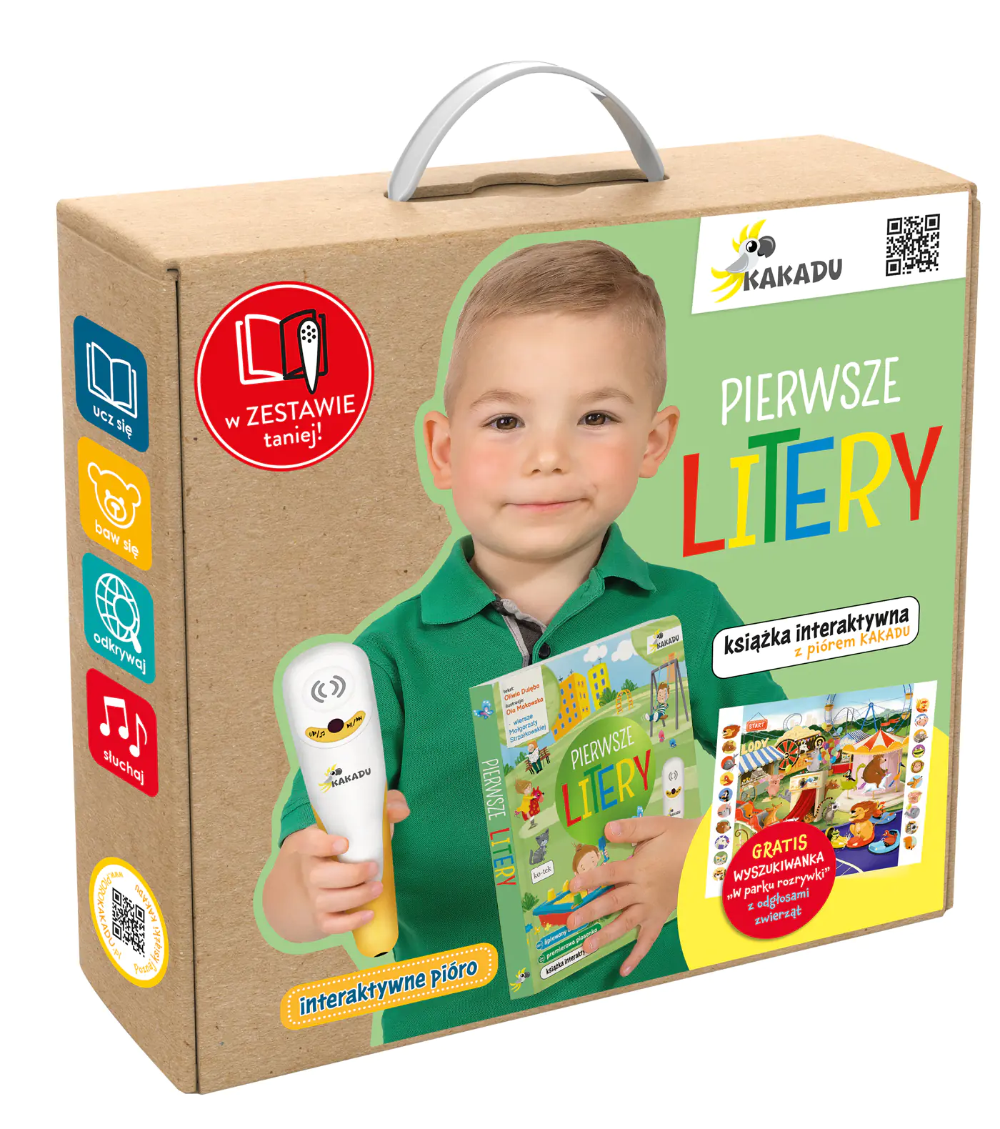 Książka - Pierwsze litery. Mówiąca książka interaktywna