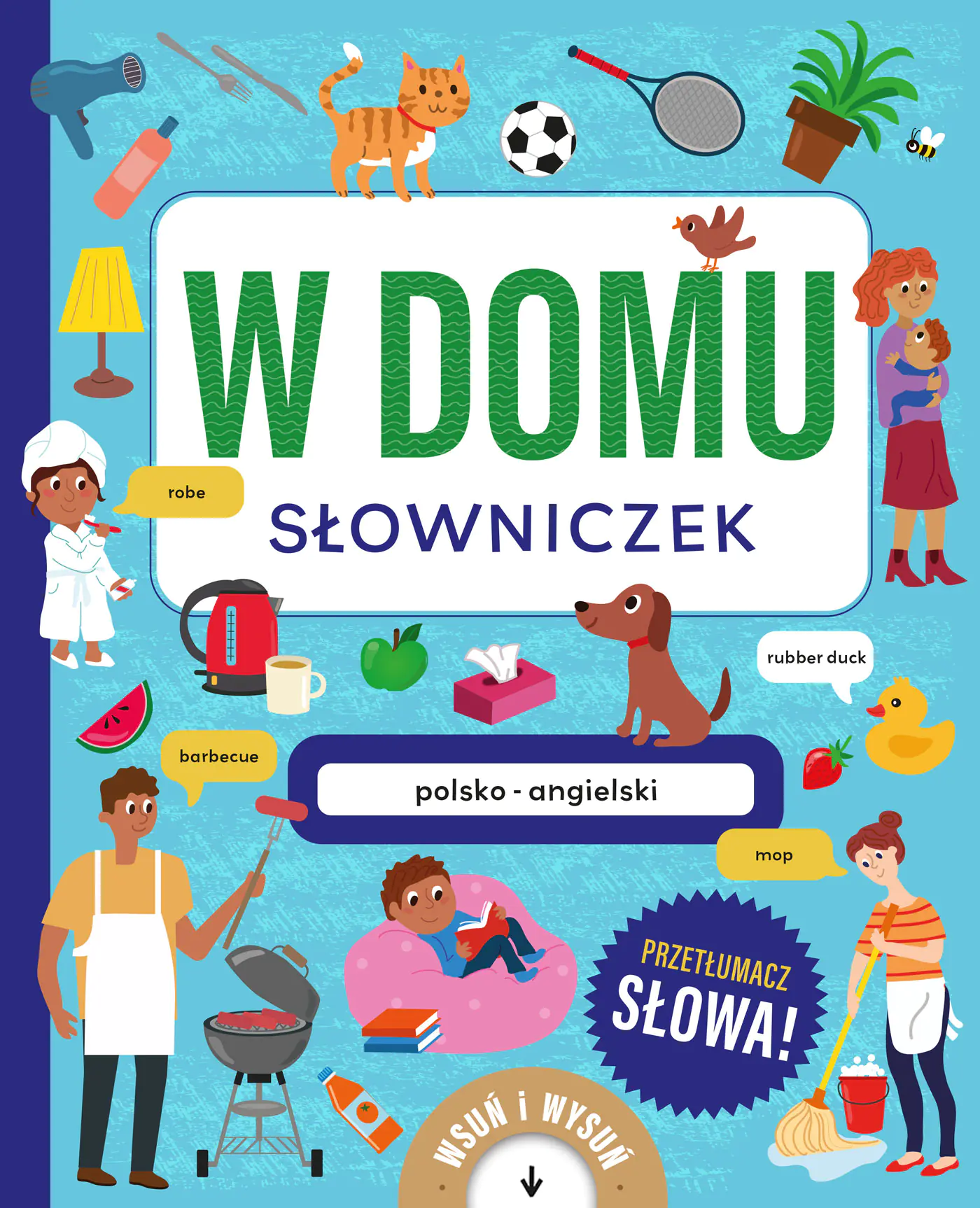Książka - W domu. Słowniczek polsko-angielski