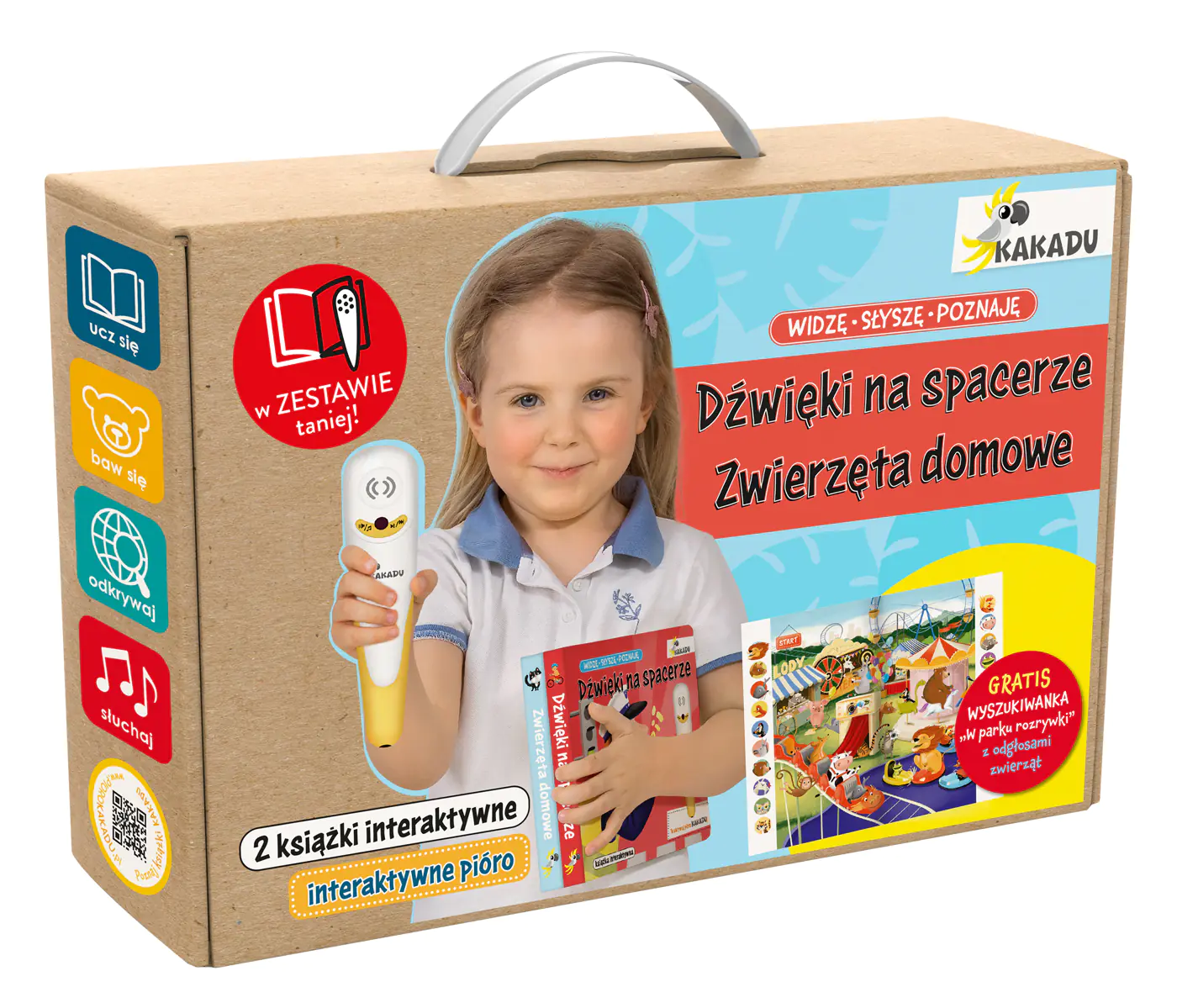 Książka - Mówiąca książka interaktywna Widzę, słyszę...