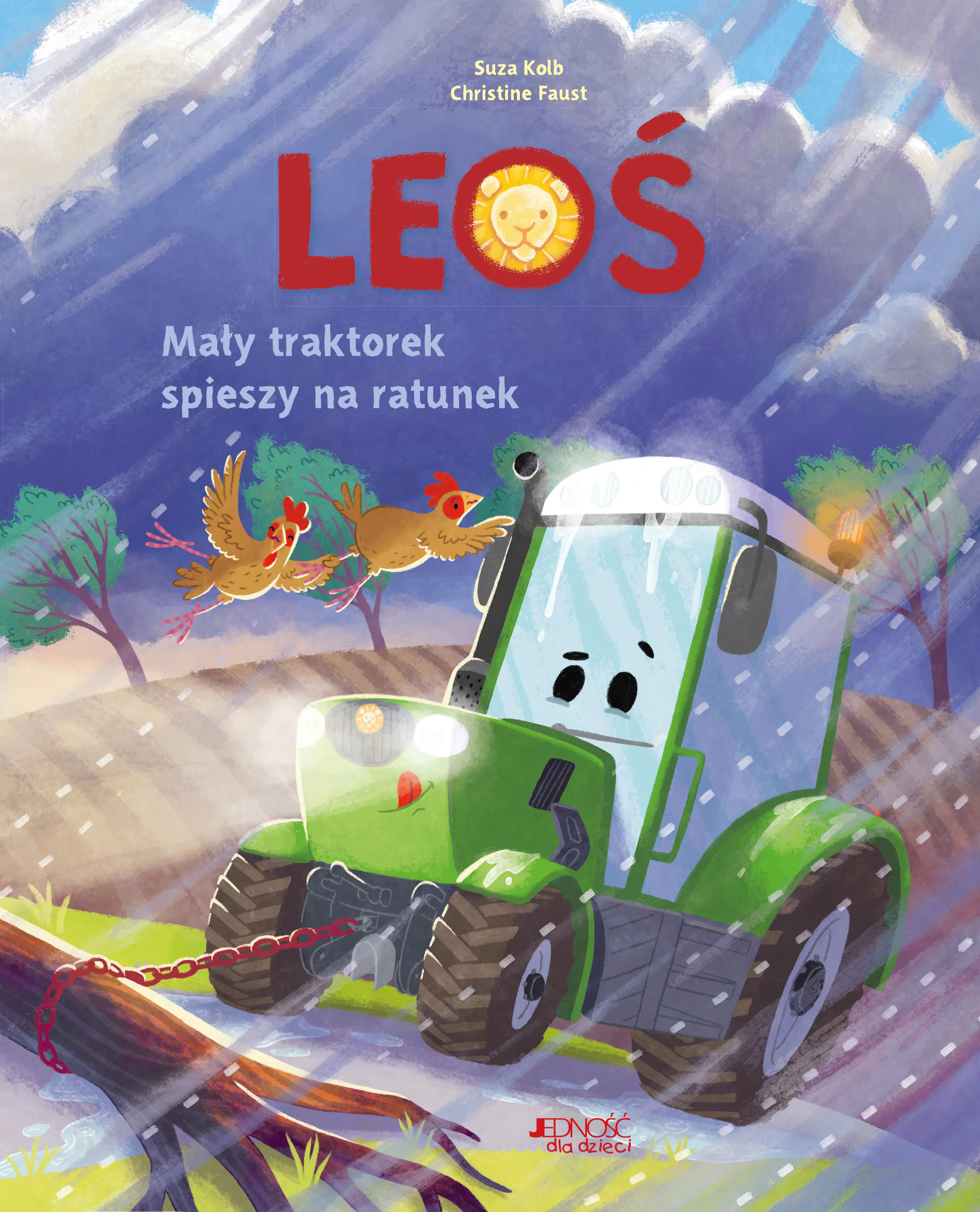Książka - Leoś. Mały traktorek spieszy na ratunek