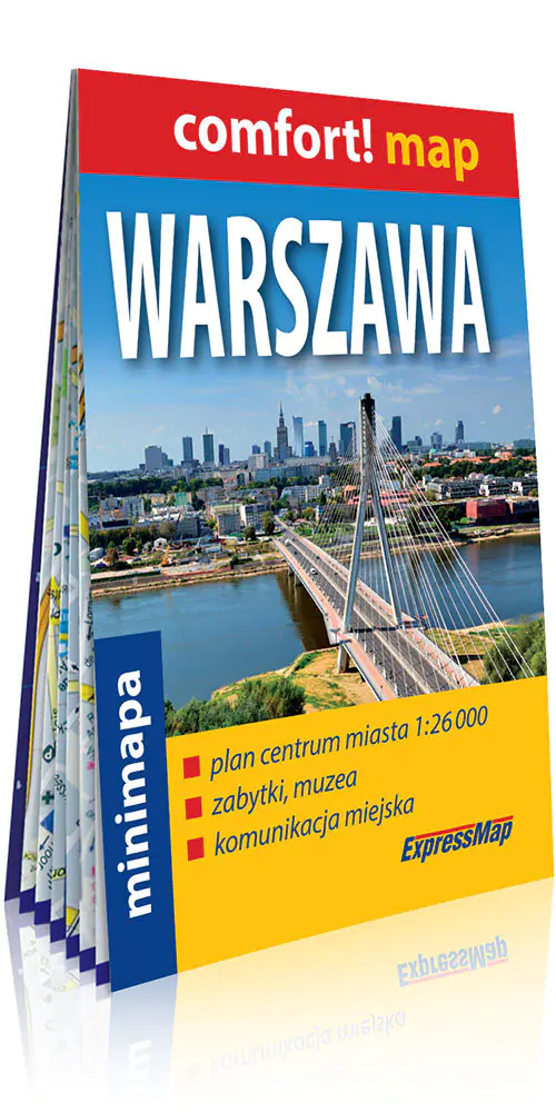 Książka - Warszawa. Plan miasta mini 1:26 000