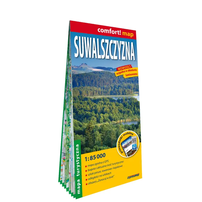 Książka - Suwalszczyzna. Mapa turystyczna 1:85 000