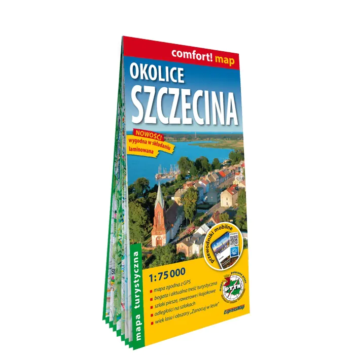 Książka - Okolice Szczecina. Mapa turystyczna 1:75 000