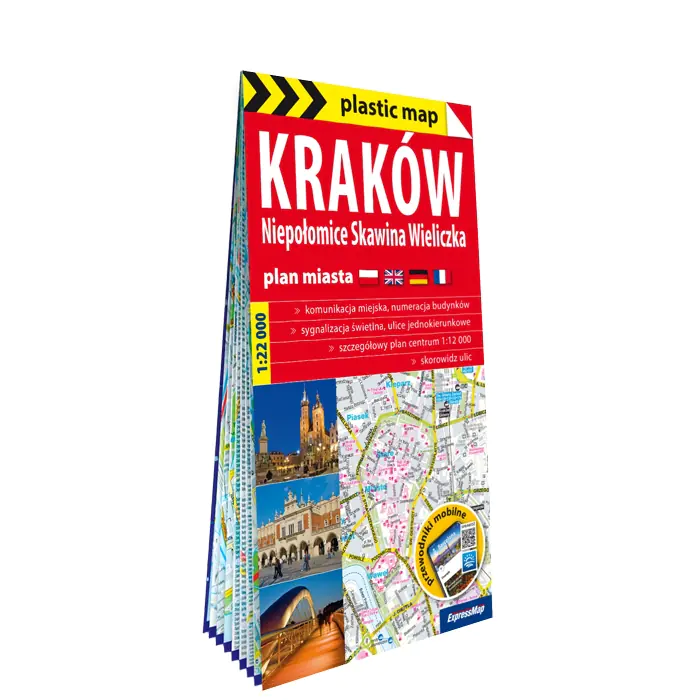Książka - Kraków, Niepołomice, Skawina, Wieliczka. Plan miasta 1:22 000