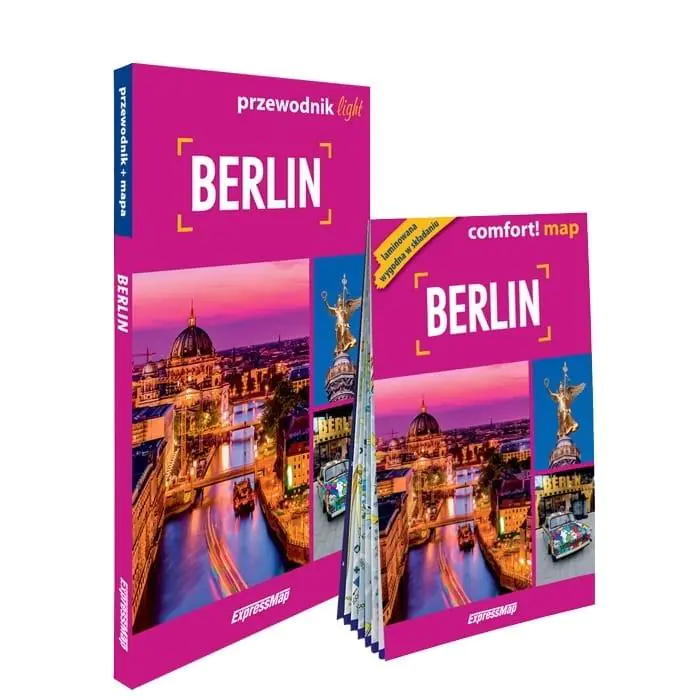 Książka - Berlin light: przewodnik + mapa