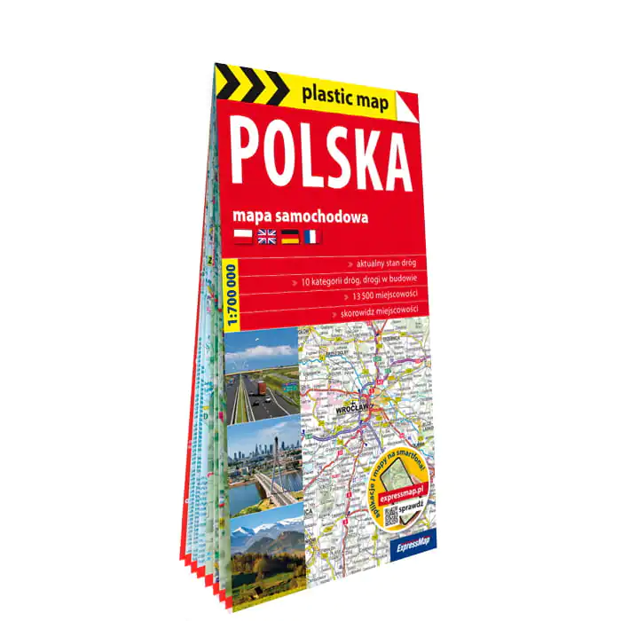 Książka - Polska. Mapa samochodowa 1:700 000