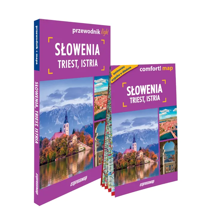 Książka - Słowenia, Triest, Istria light: przewodnik + mapa